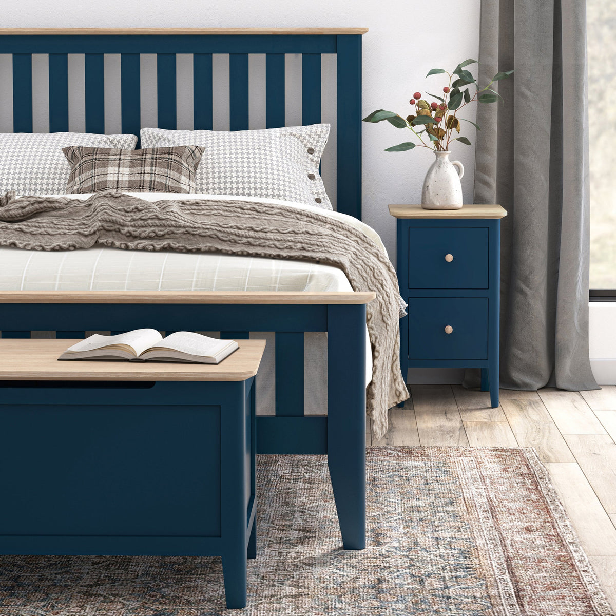 Penrose Narrow Bedside Table