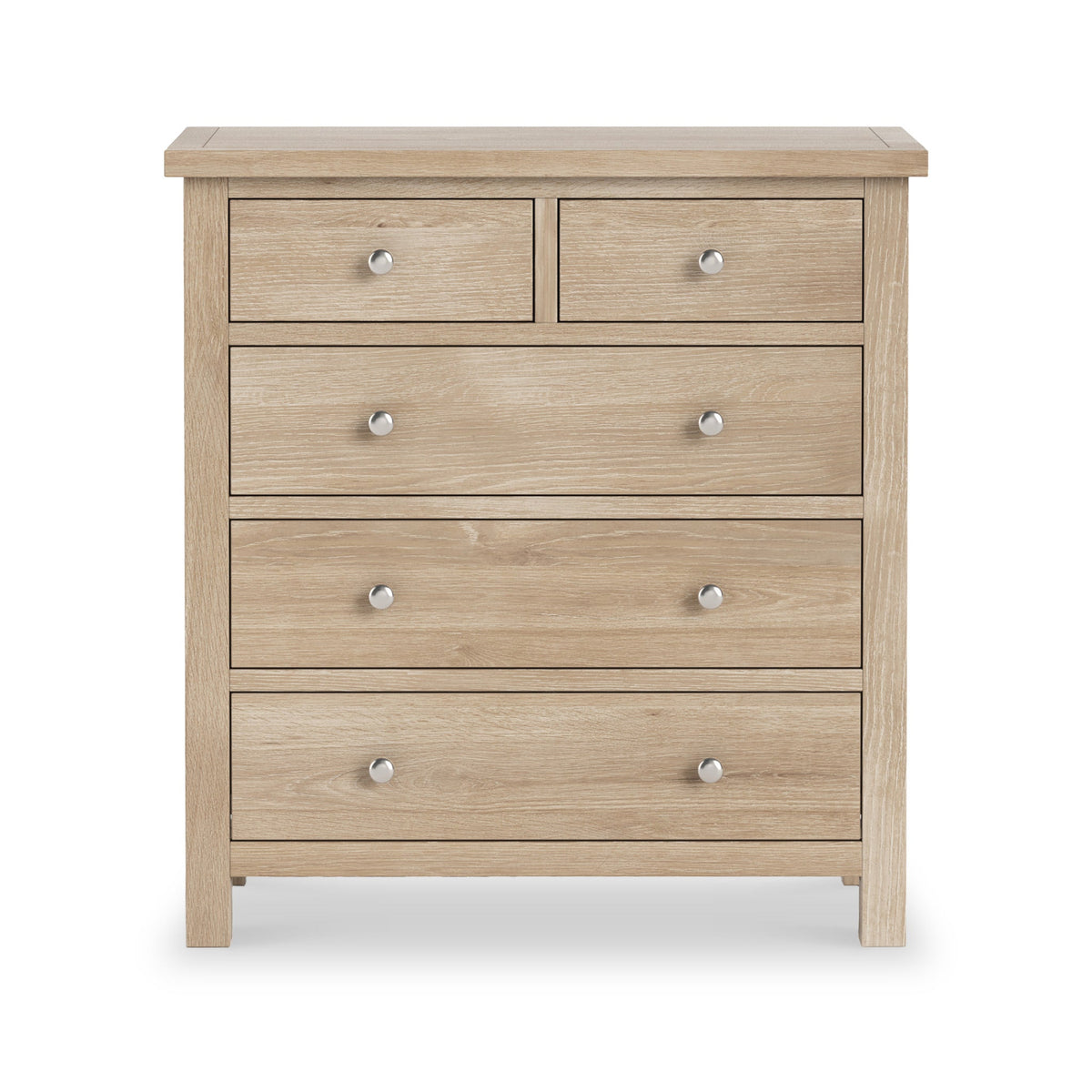 Farro Washed Oak 2 Over 3 Chest Of Drawers