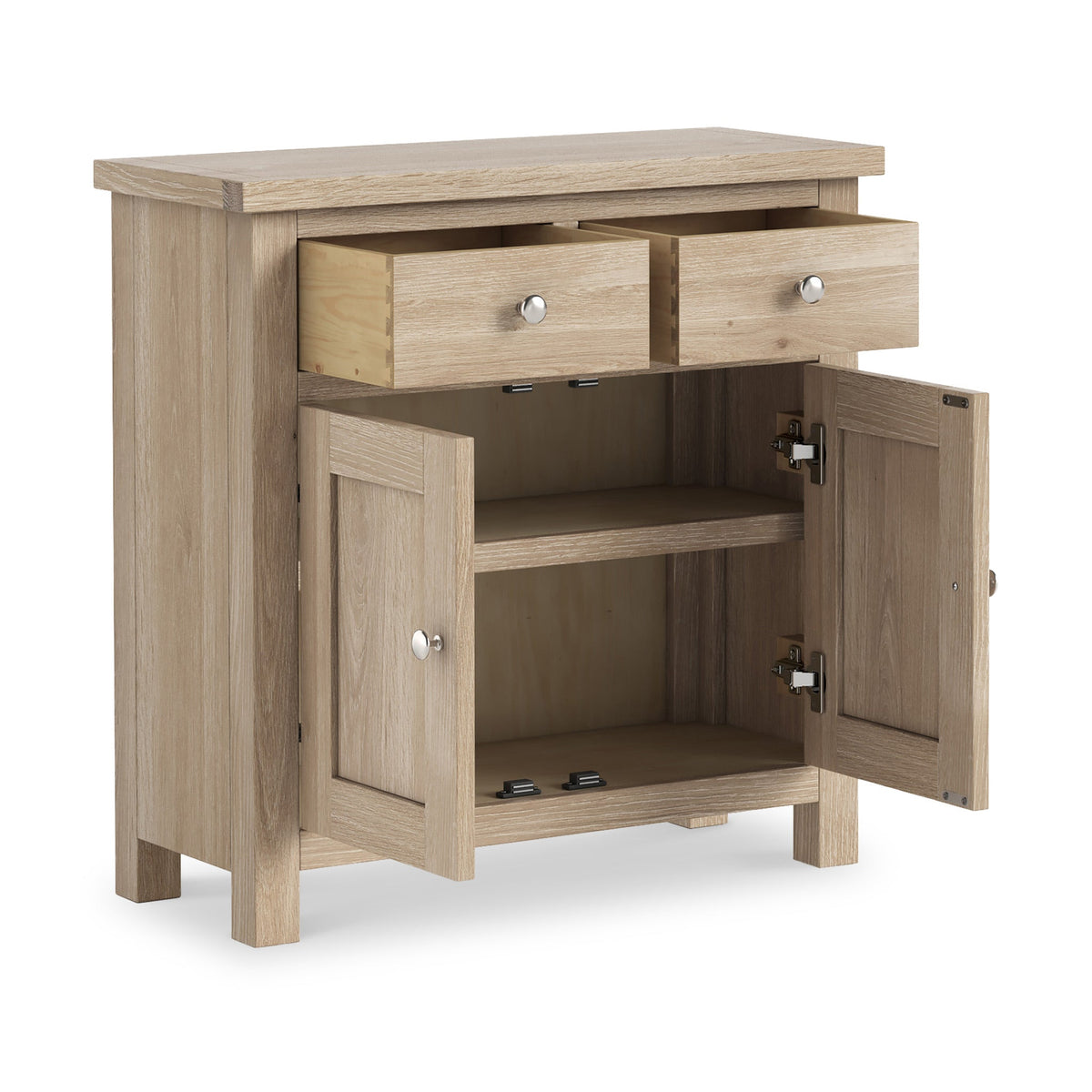 Farro Washed Oak Mini Sideboard