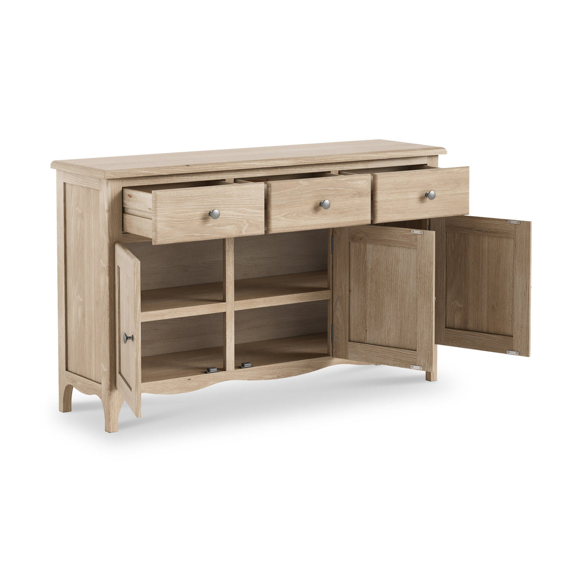 Celine Washed Oak Large Sideboard