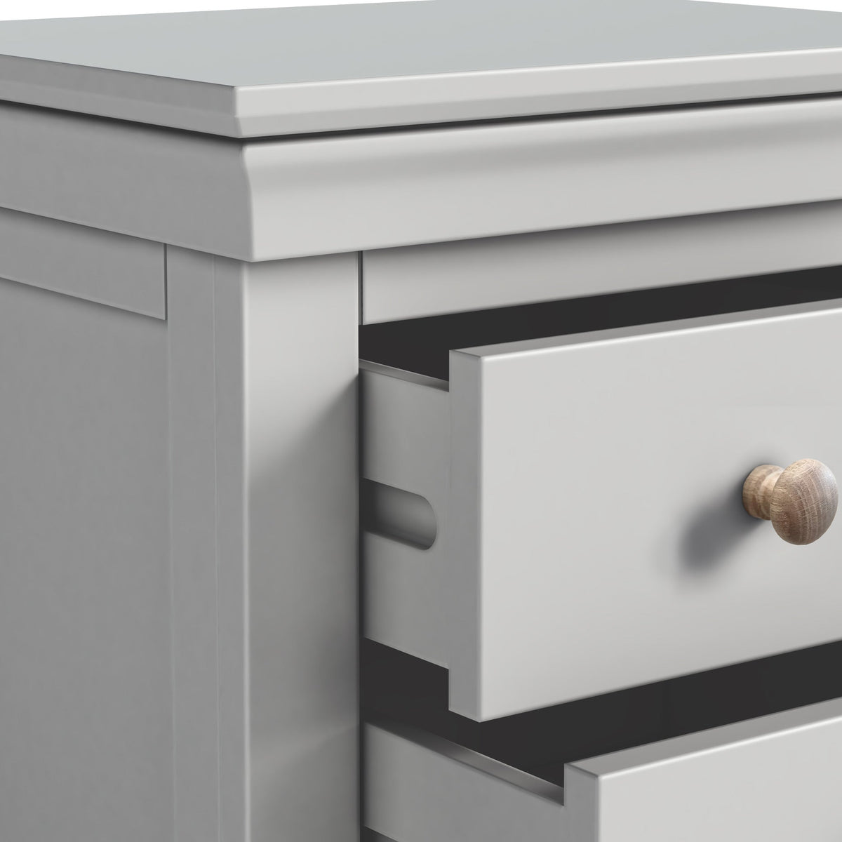 Colette 3 Drawer Bedside Table