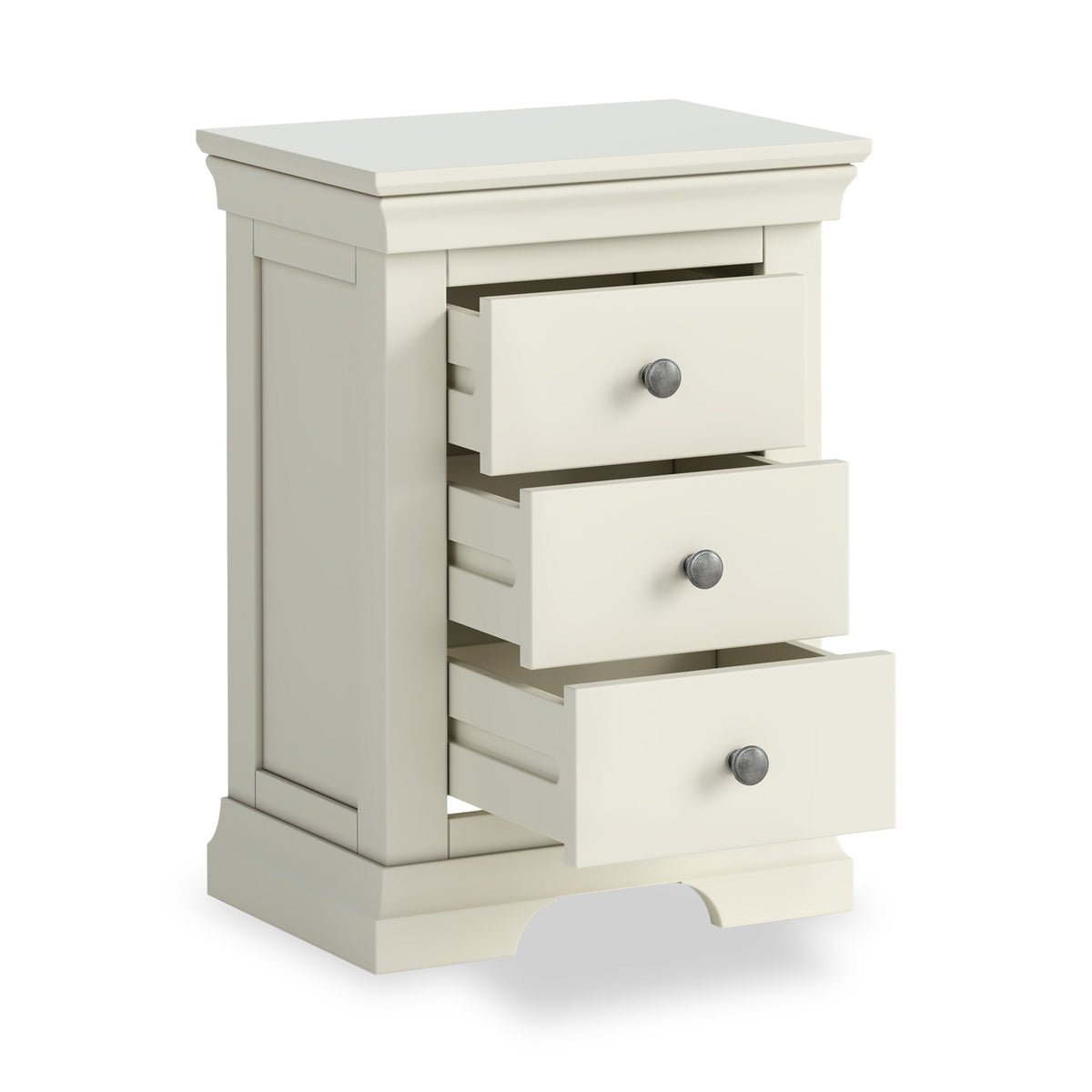 Colette 3 Drawer Bedside Table