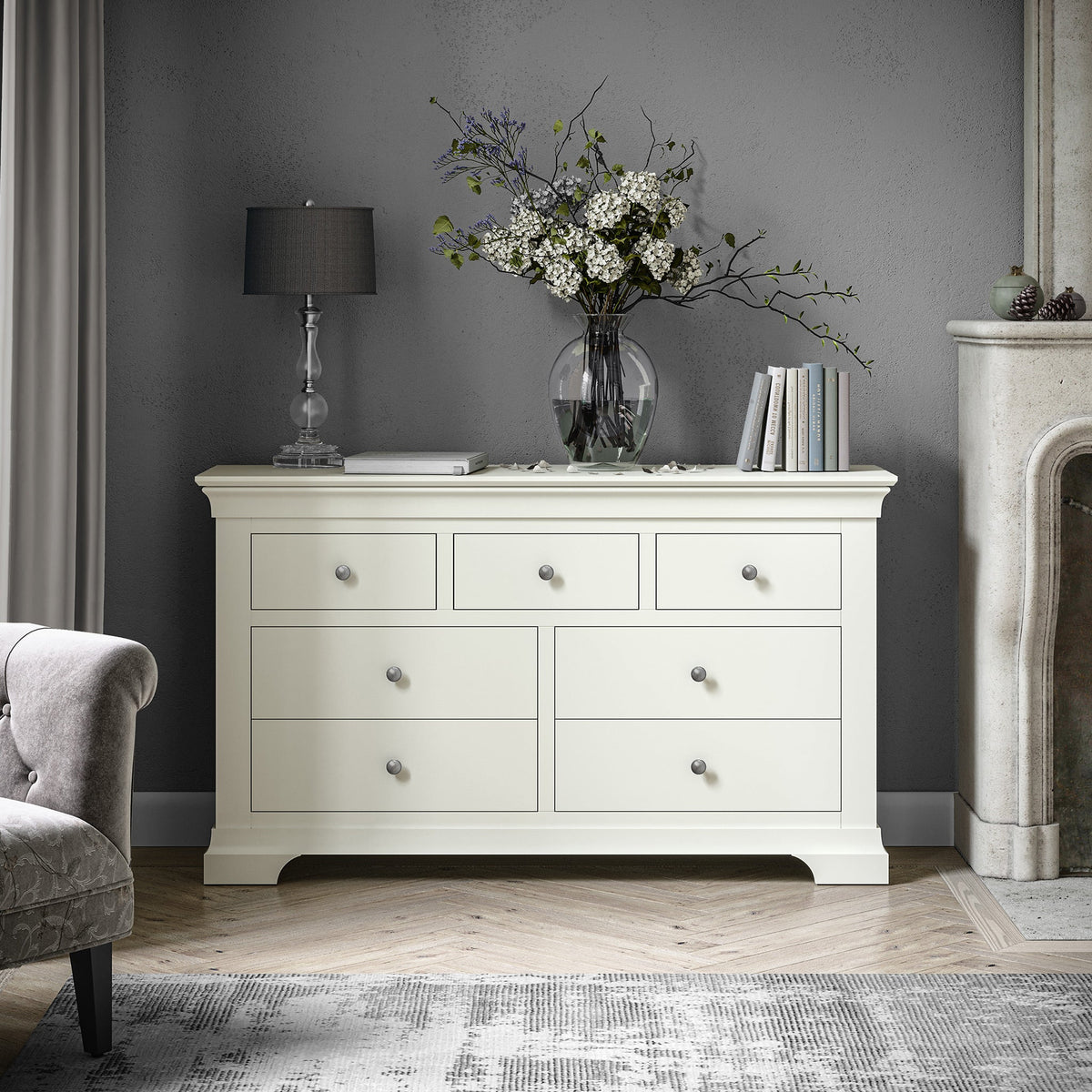Colette 3 Over 4 Chest Of Drawers