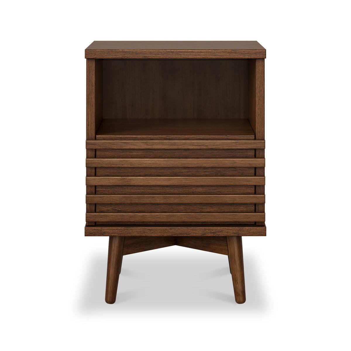 Kari Dark Oak Slim Bedside Table