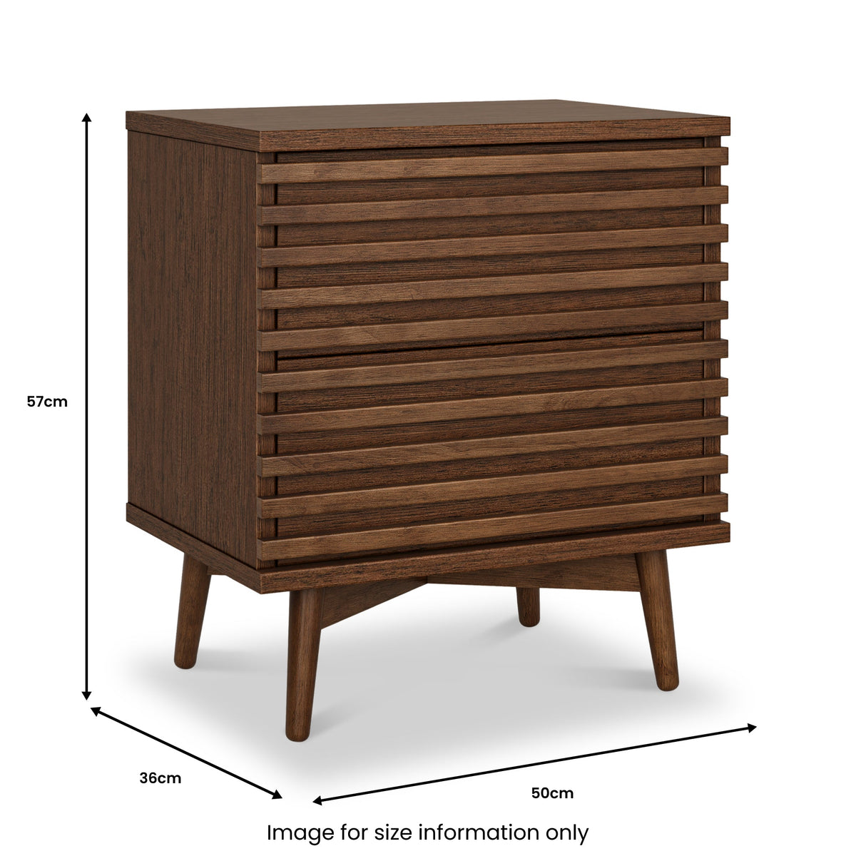 Kari Dark Oak Bedside Table