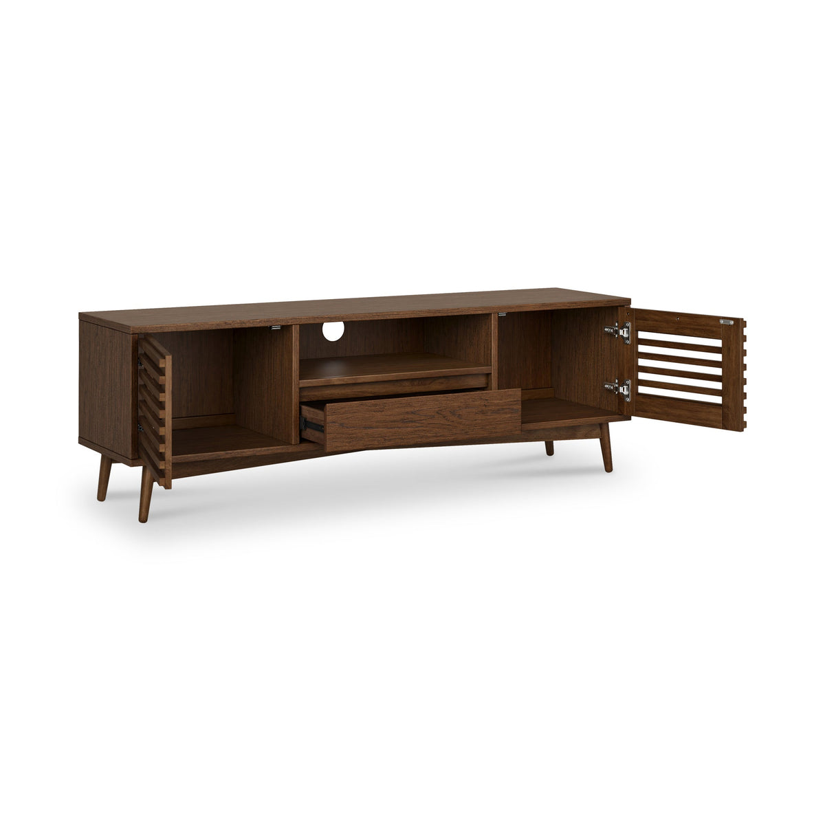 Kari Dark Oak 150cm Wide TV Unit