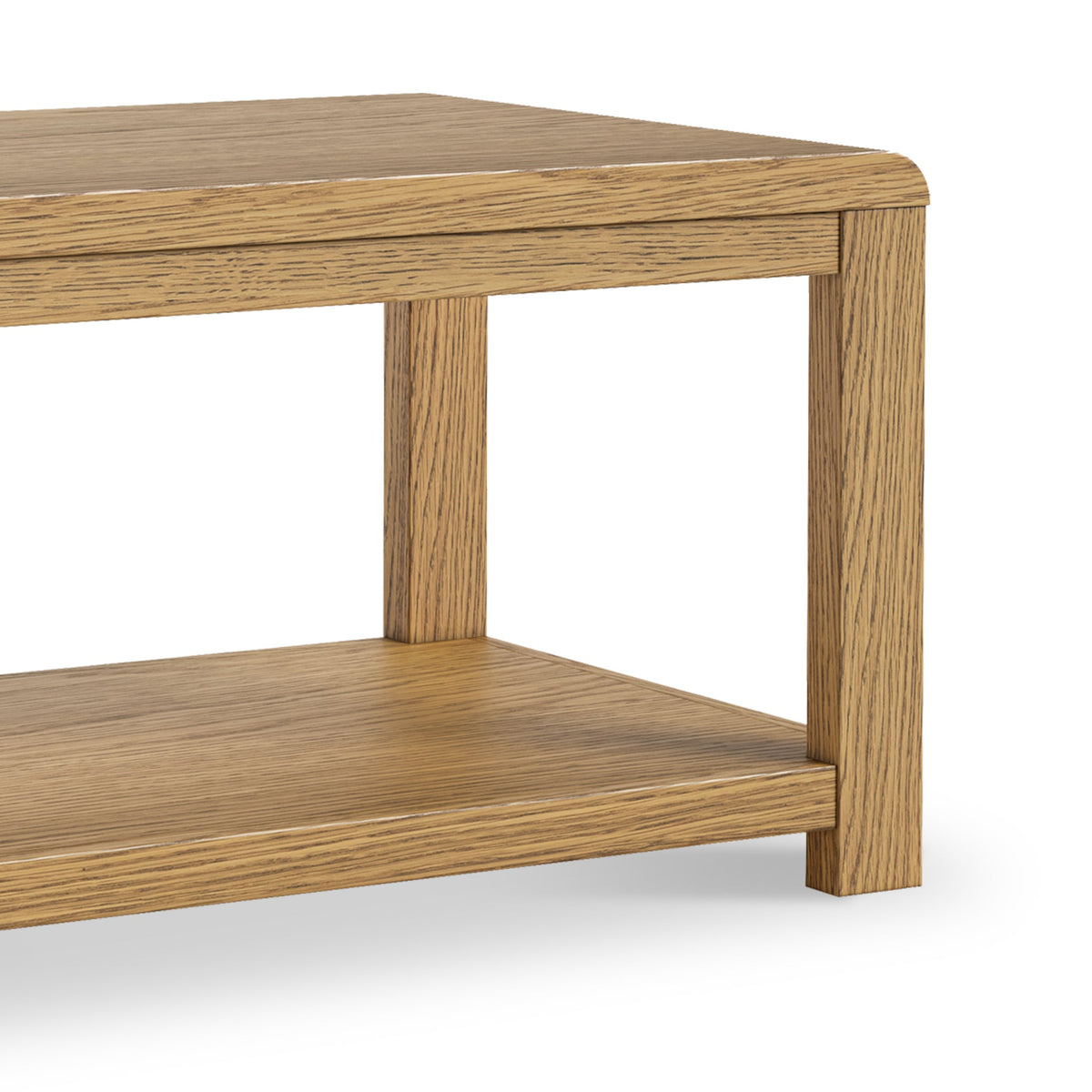 Penryn Oak Coffee Table with Shelf