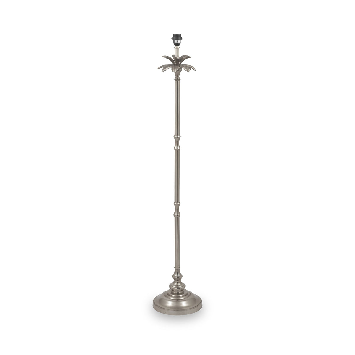 Trafalgar Nickel Palm Tree Floor Lamp