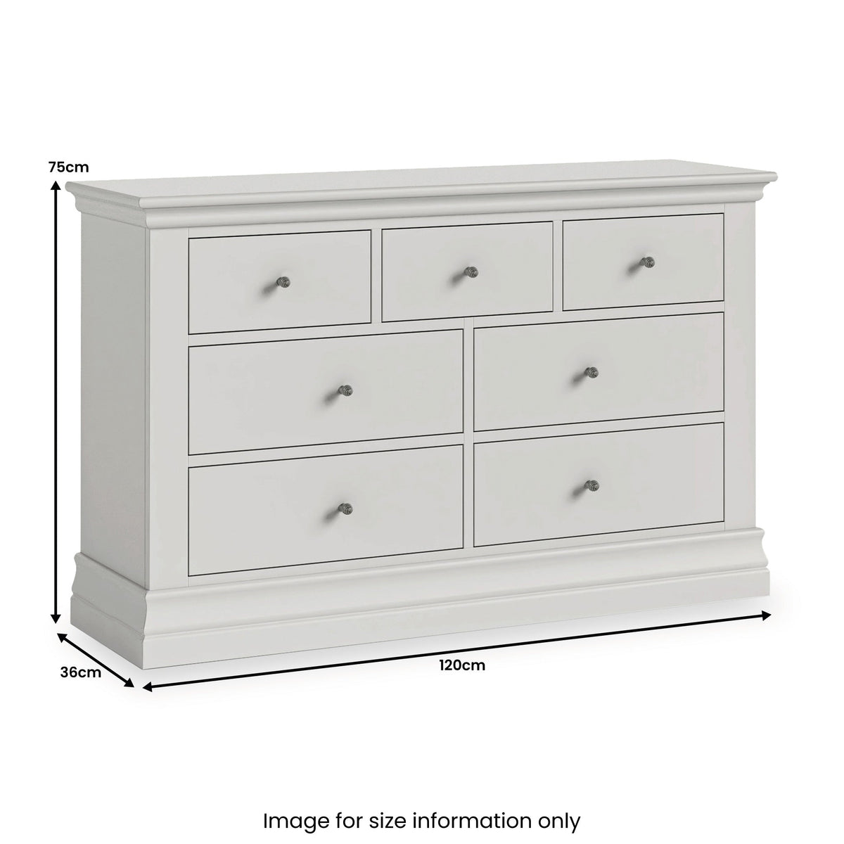 Ingleby 3 over 4 Drawer Chest