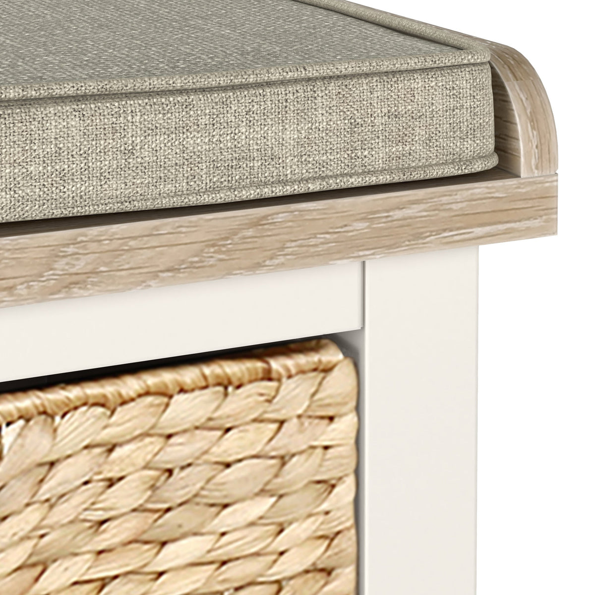 Farro Basket Storage Bench