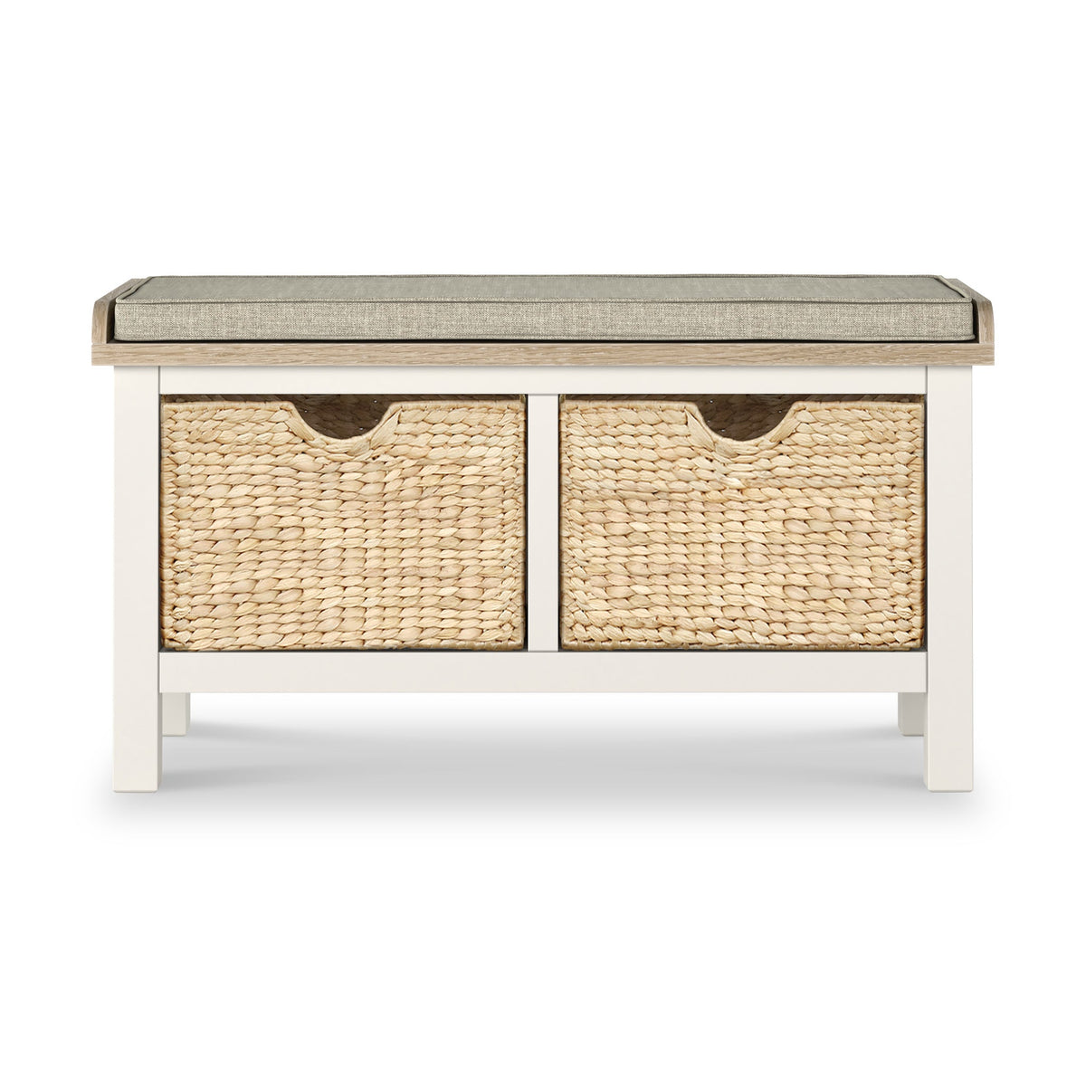 Farro Basket Storage Bench