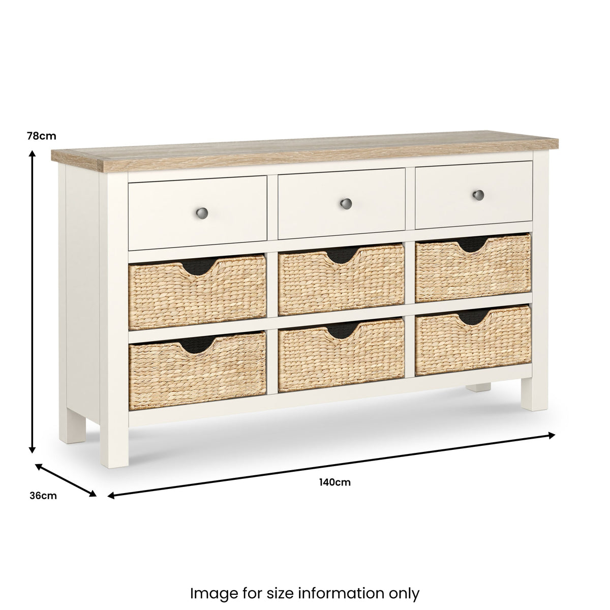 Farro Basket 9 Drawer Chest