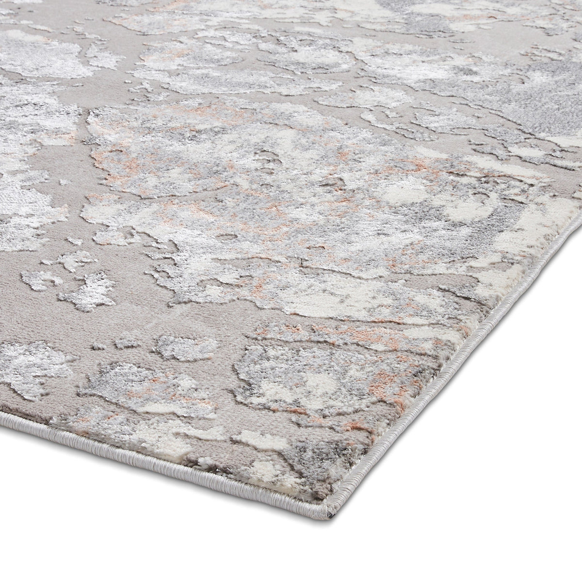 Aldrin Grey Marble Effect Rug