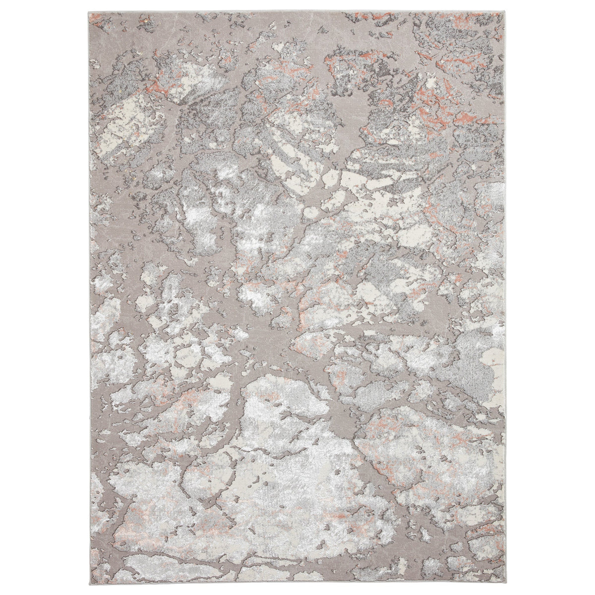 Aldrin Grey Marble Effect Rug