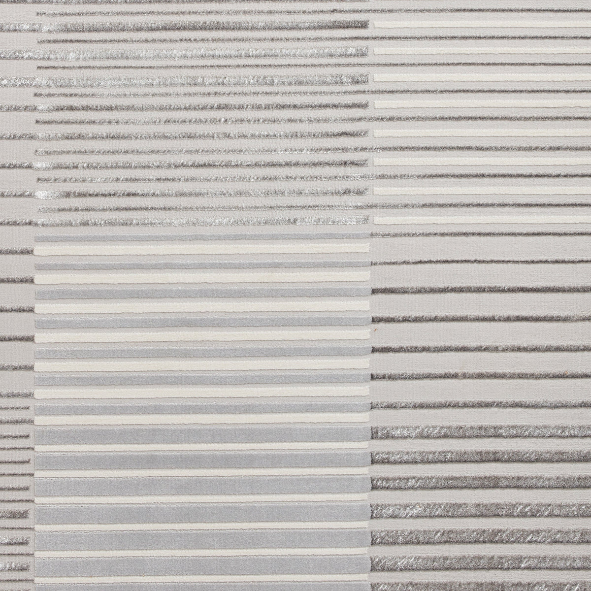 Aldrin Grey Striped Patterned Rug