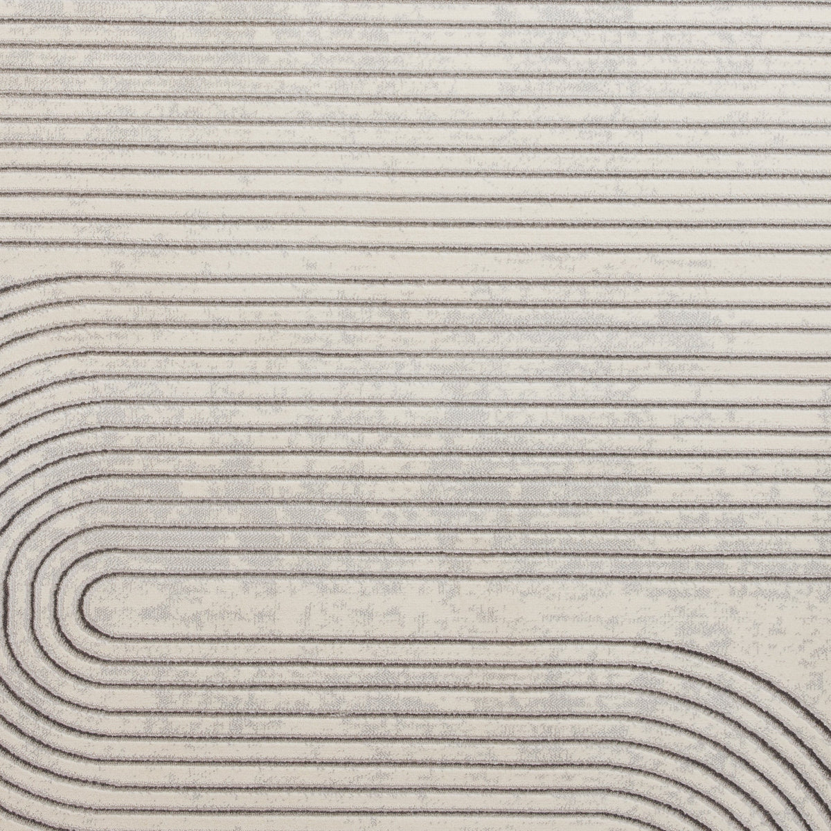 Aldrin Grey Swirl Patterned Rug