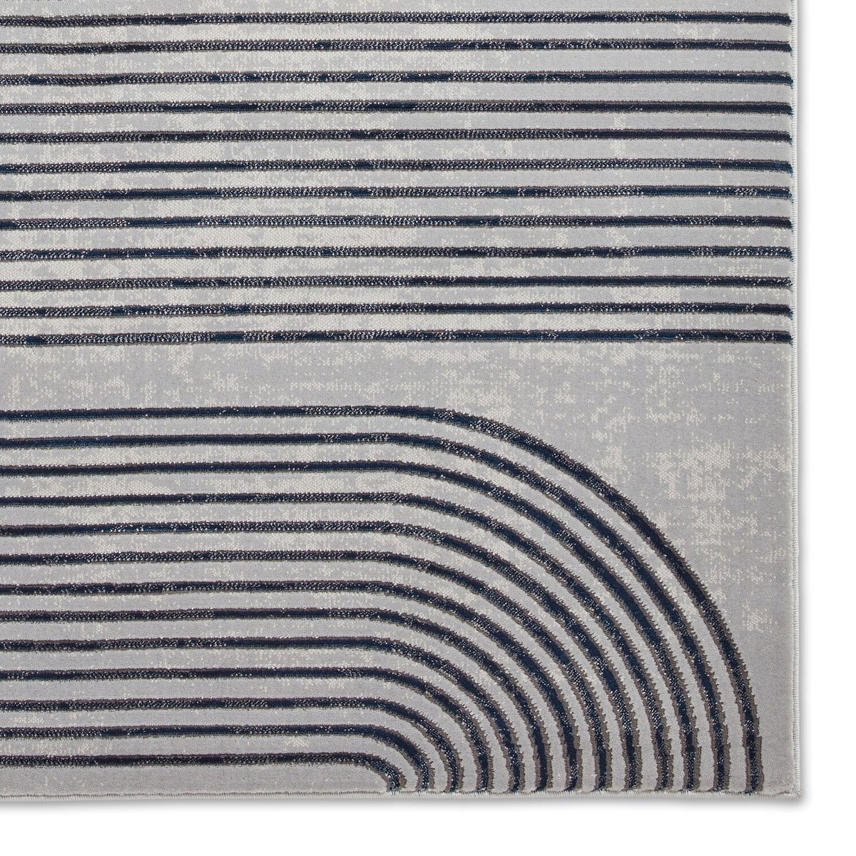 Aldrin Grey Swirl Patterned Rug