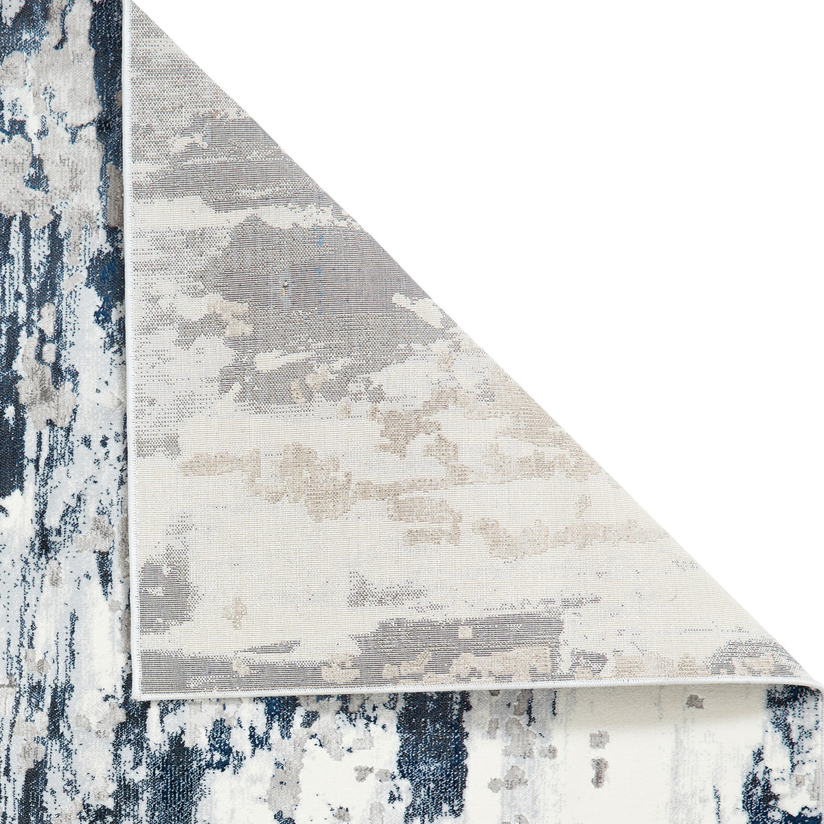 Aldrin Distressed Metallic Effect Rug