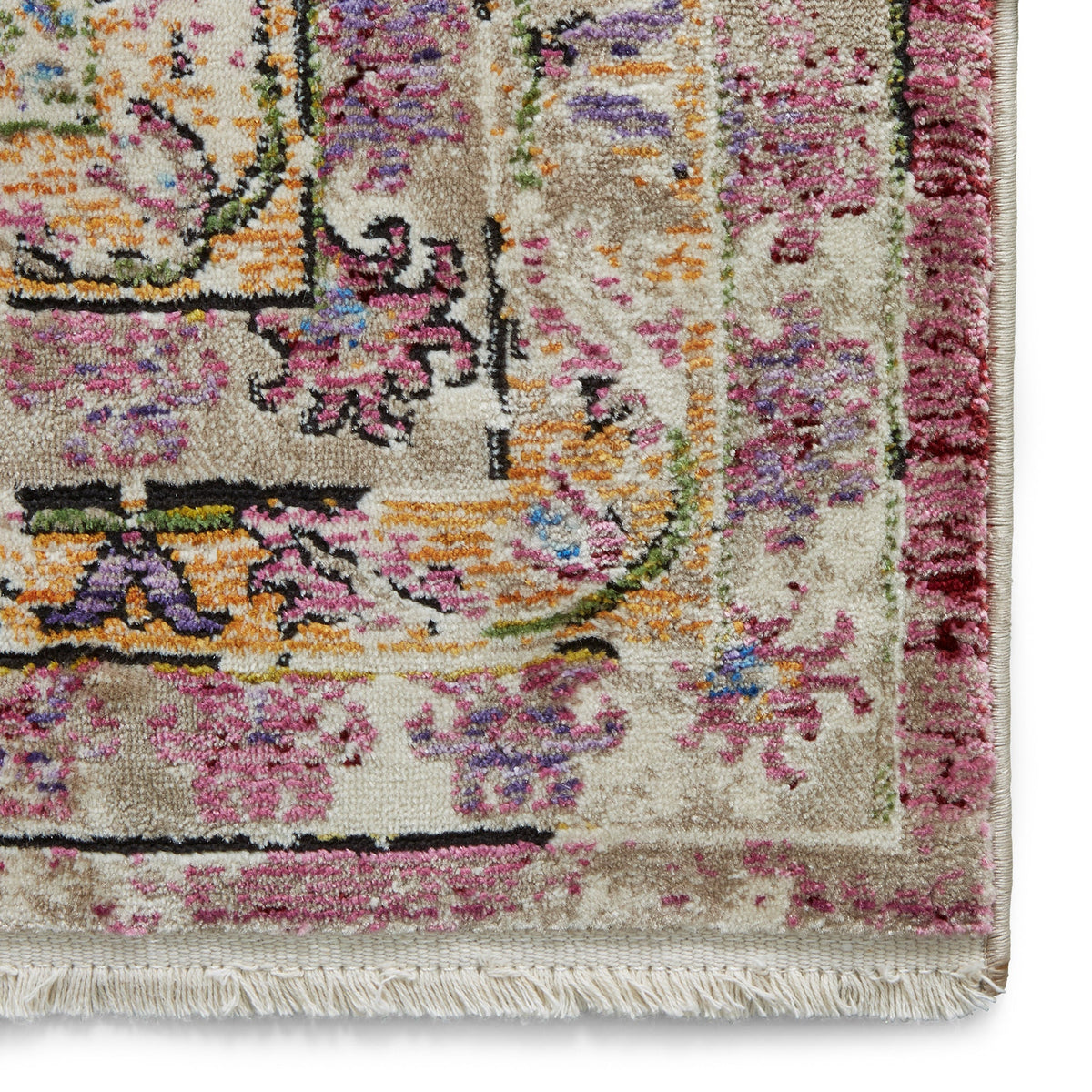 Thea Moroccan Multicoloured Distressed Rug