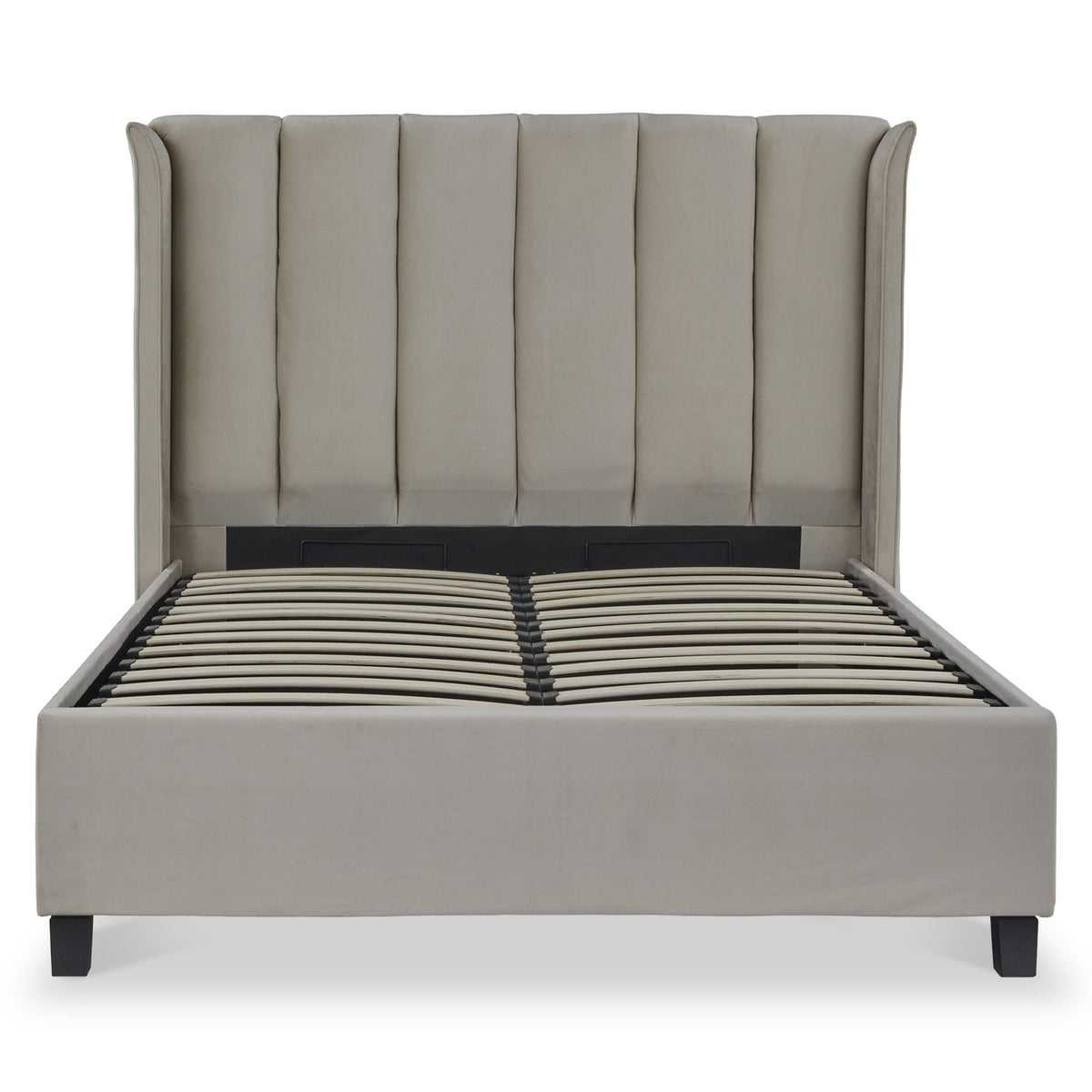 Mia Velvet Ottoman Storage Bed Frame