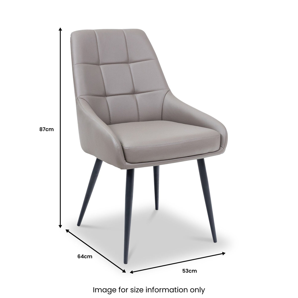 Marlo Faux Leather Fabric Dining Chair