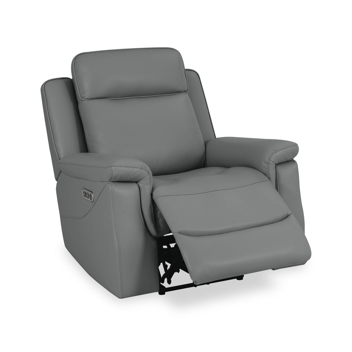 Denbor Power Leather Recliner Armchair