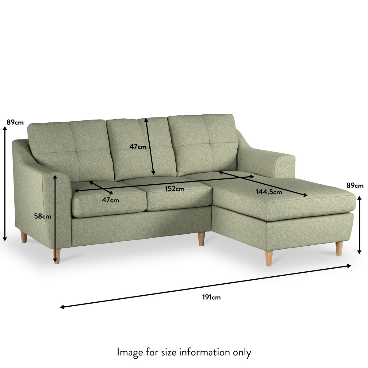 Justin Chaise Sofa