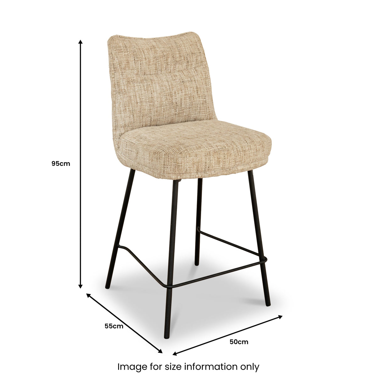 Cole Textured Bar Stool