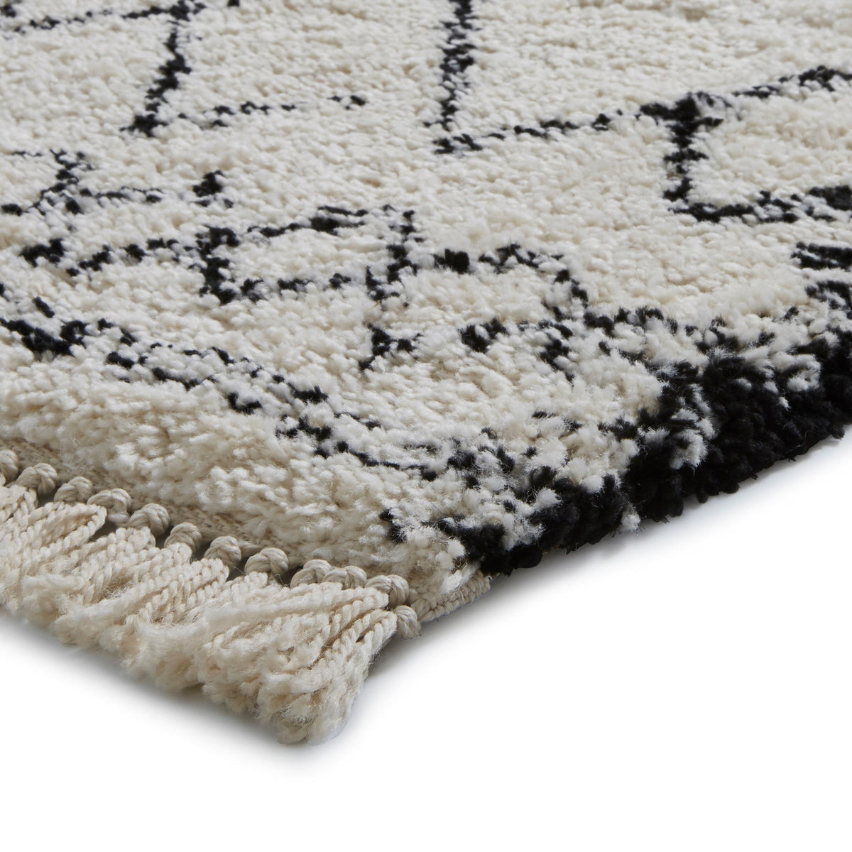 Edie Boho Abstract Shaggy Rug