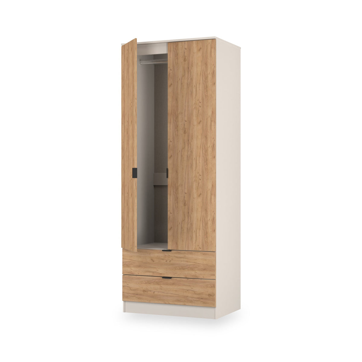 Huxley Double Wardrobe & 2 Drawers