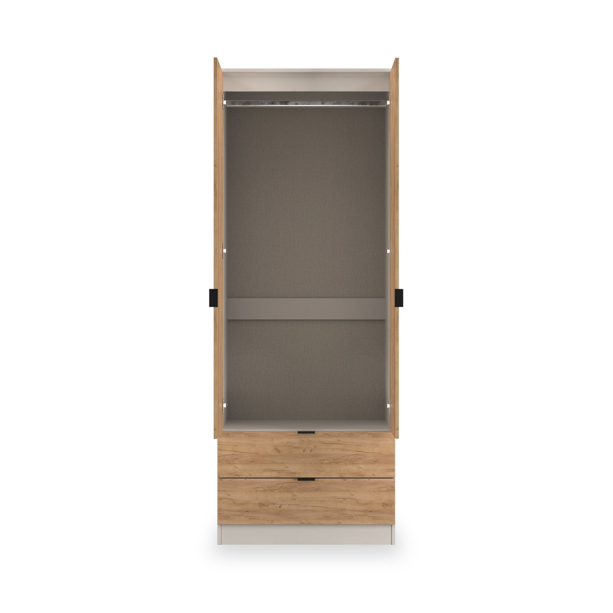Huxley Double Wardrobe & 2 Drawers
