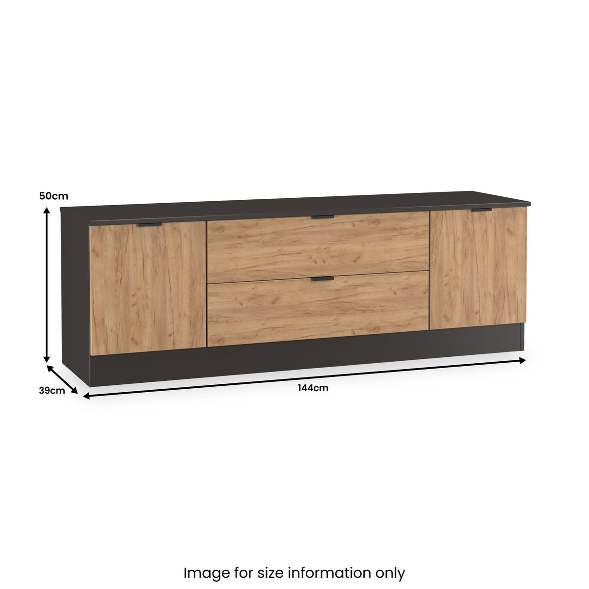 Huxley 2 Door 2 Drawer TV Unit