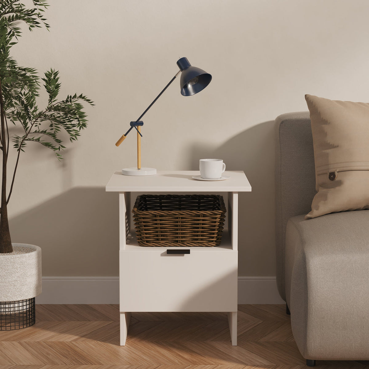 Huxley 1 Drawer Side Table
