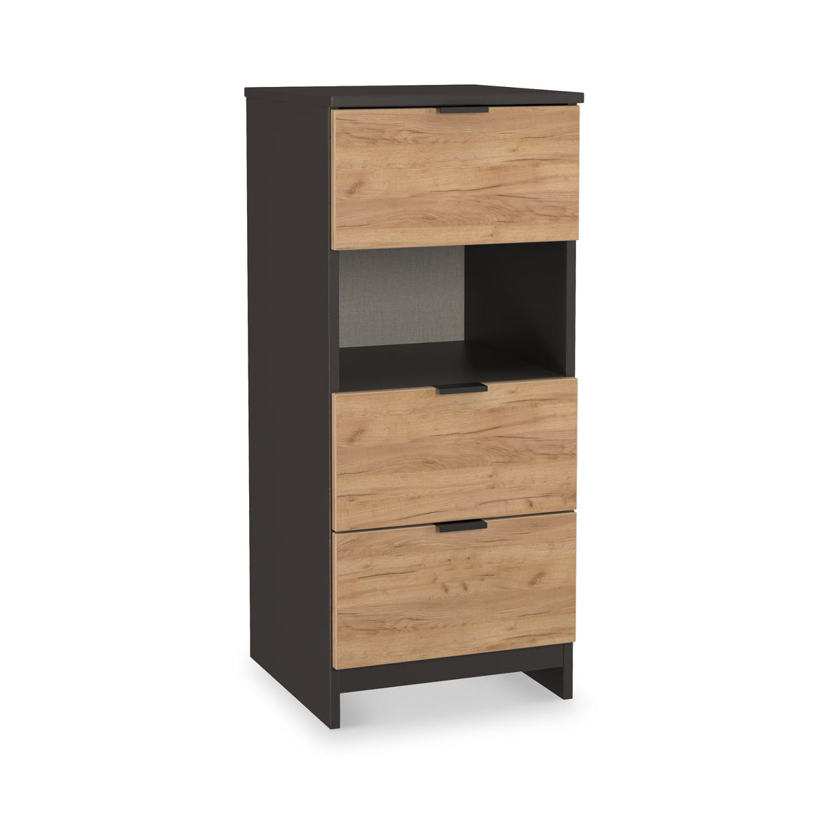 Huxley 3 Drawer Bedside Table