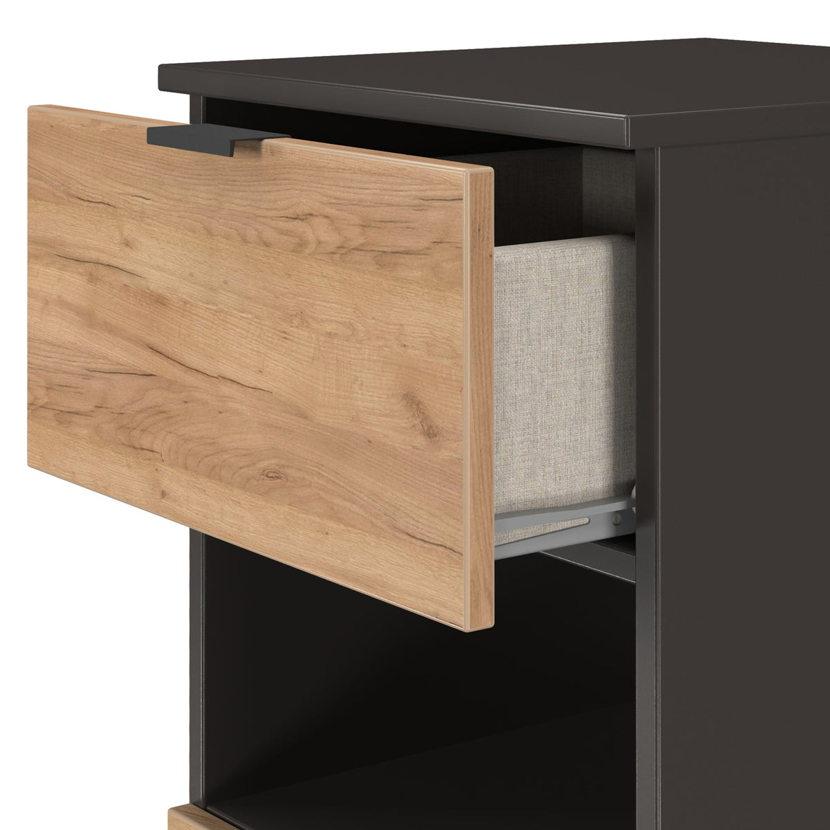 Huxley 3 Drawer Bedside Table