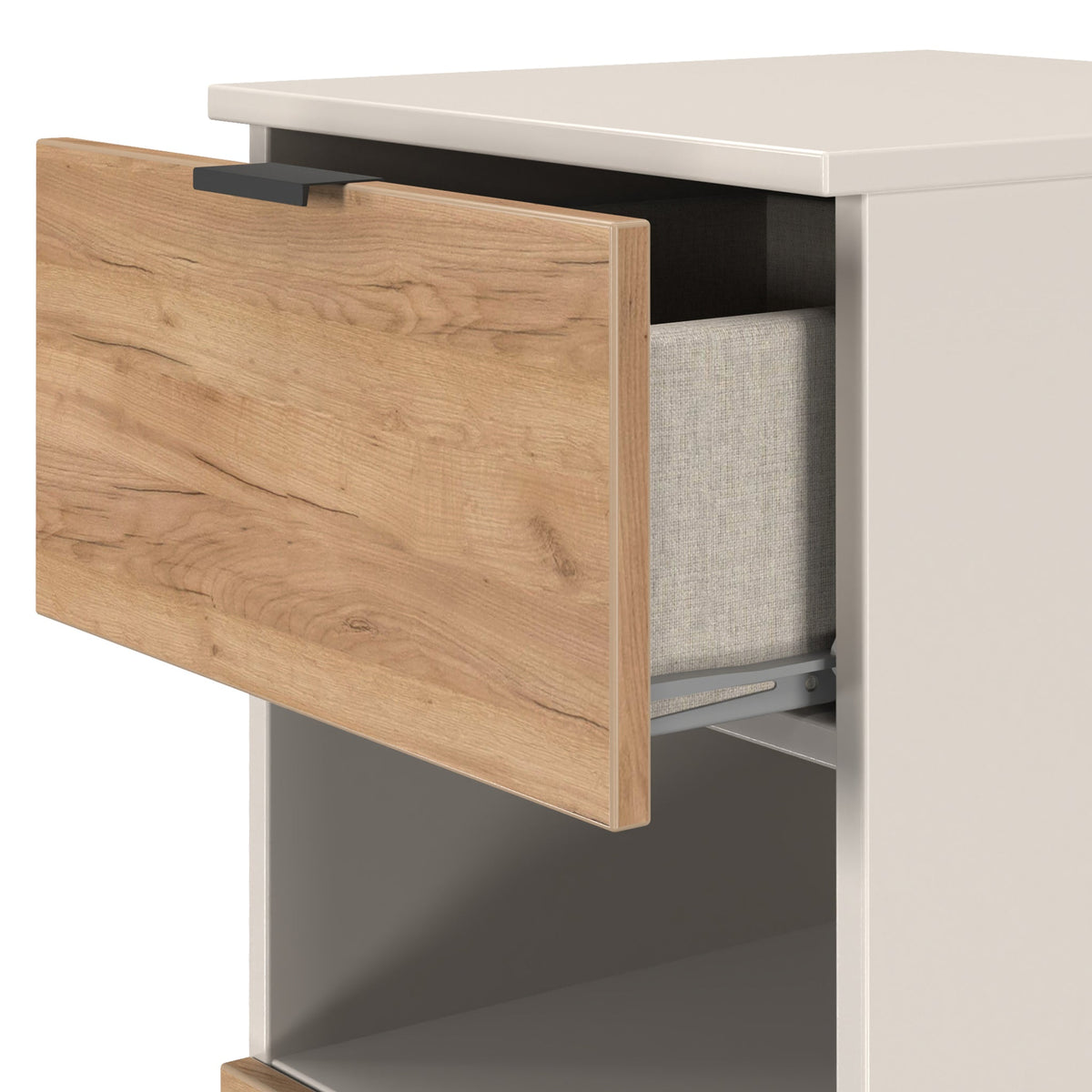 Huxley 3 Drawer Bedside Table