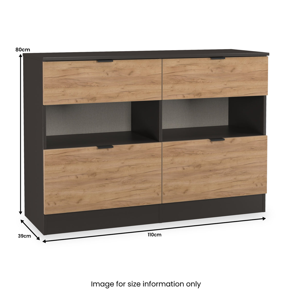 Huxley 4 Drawer Midi Chest of Drawers