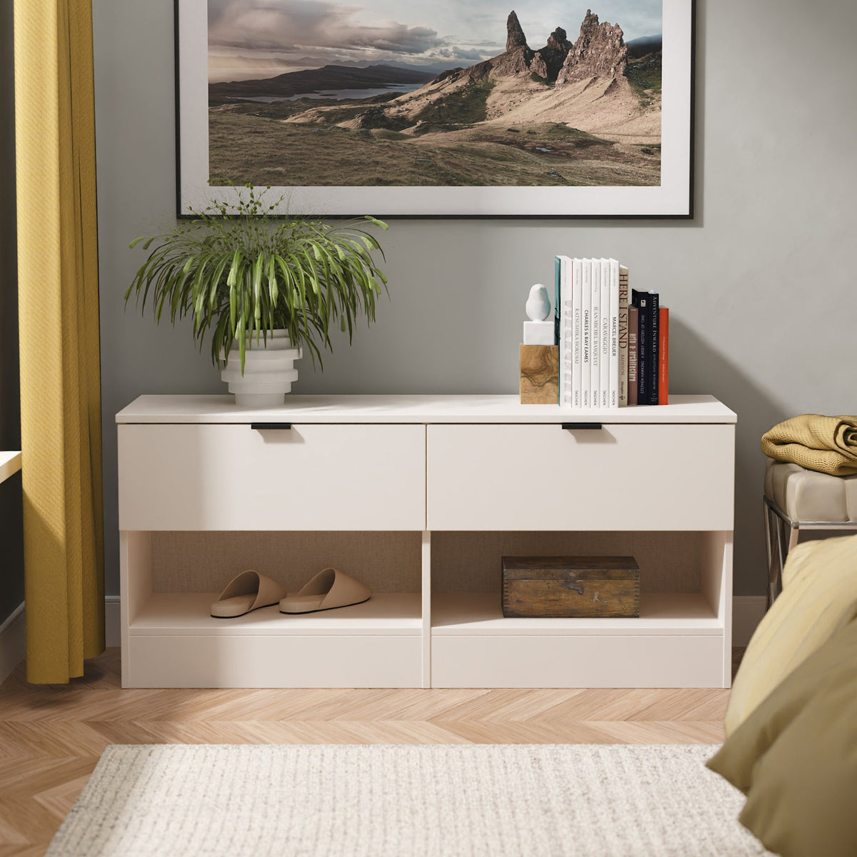 Huxley 2 Drawer Low Storage Unit
