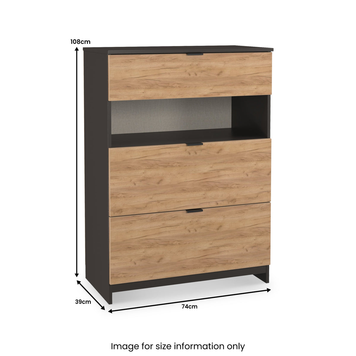 Huxley 3 Drawer Deep Chest