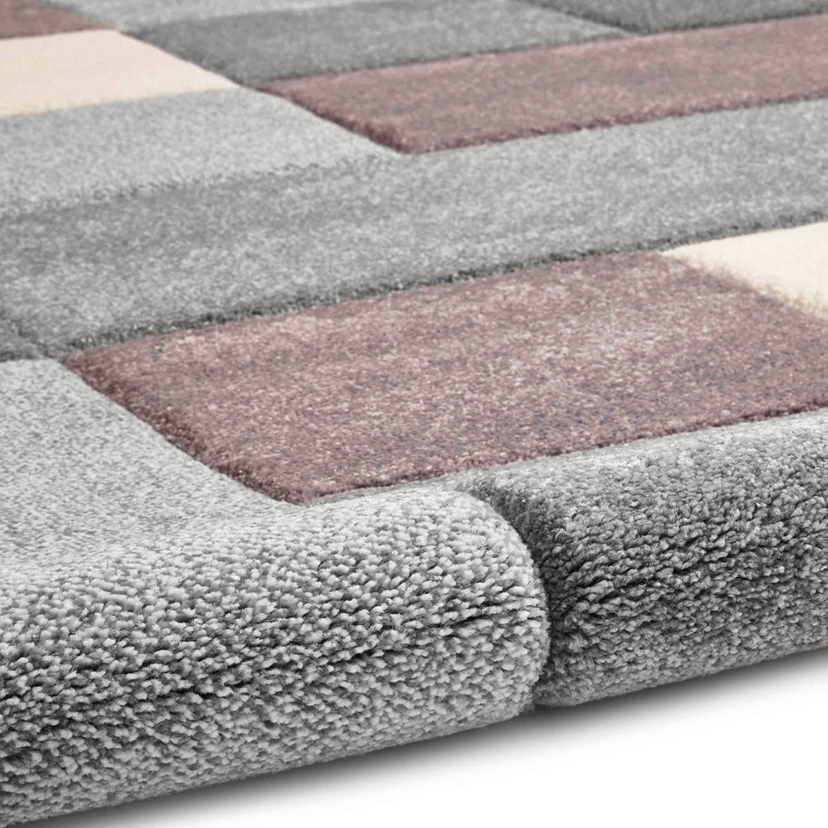 Brockton Square Patterned Hand Carved Rug