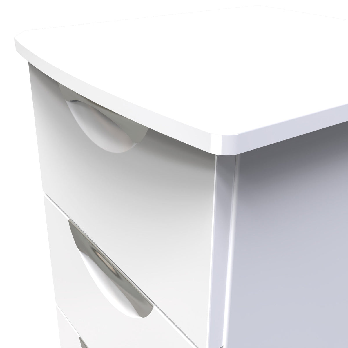 Beckett Gloss 3 Drawer Bedside Cabinet