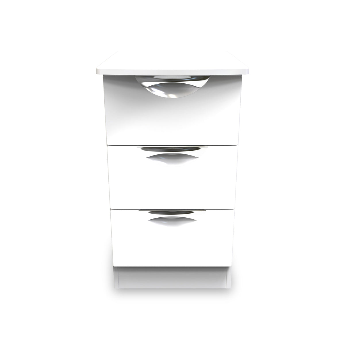 Beckett Gloss 3 Drawer Bedside Cabinet