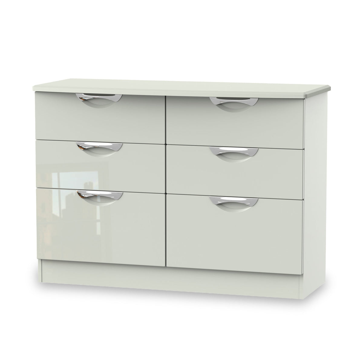 Beckett Gloss 6 Drawer Wide Chest