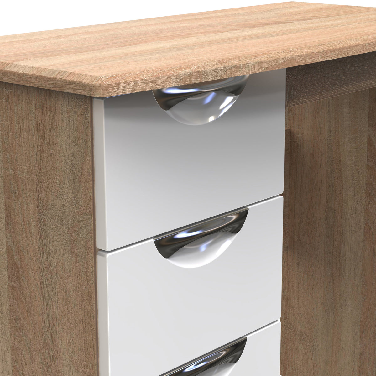 Beckett Gloss 3 Drawer Dressing Table