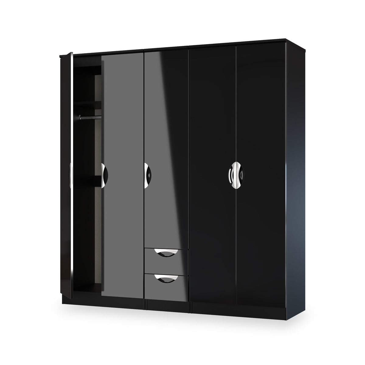 Beckett 5 Door 2 Drawer Wardrobe