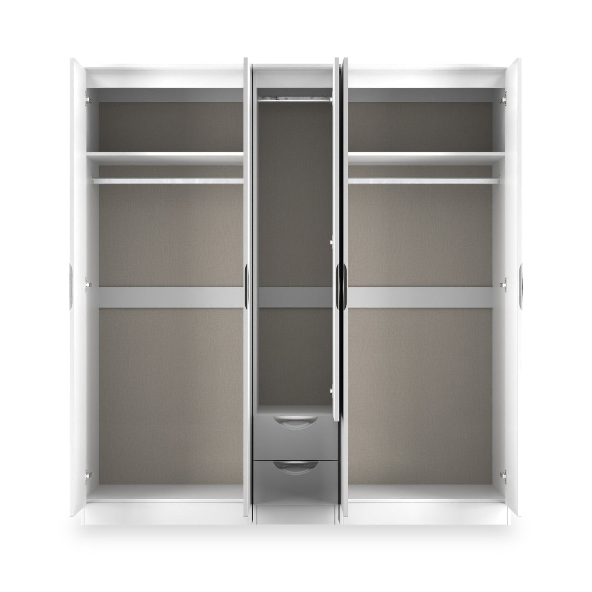 Beckett 5 Door 2 Drawer Wardrobe