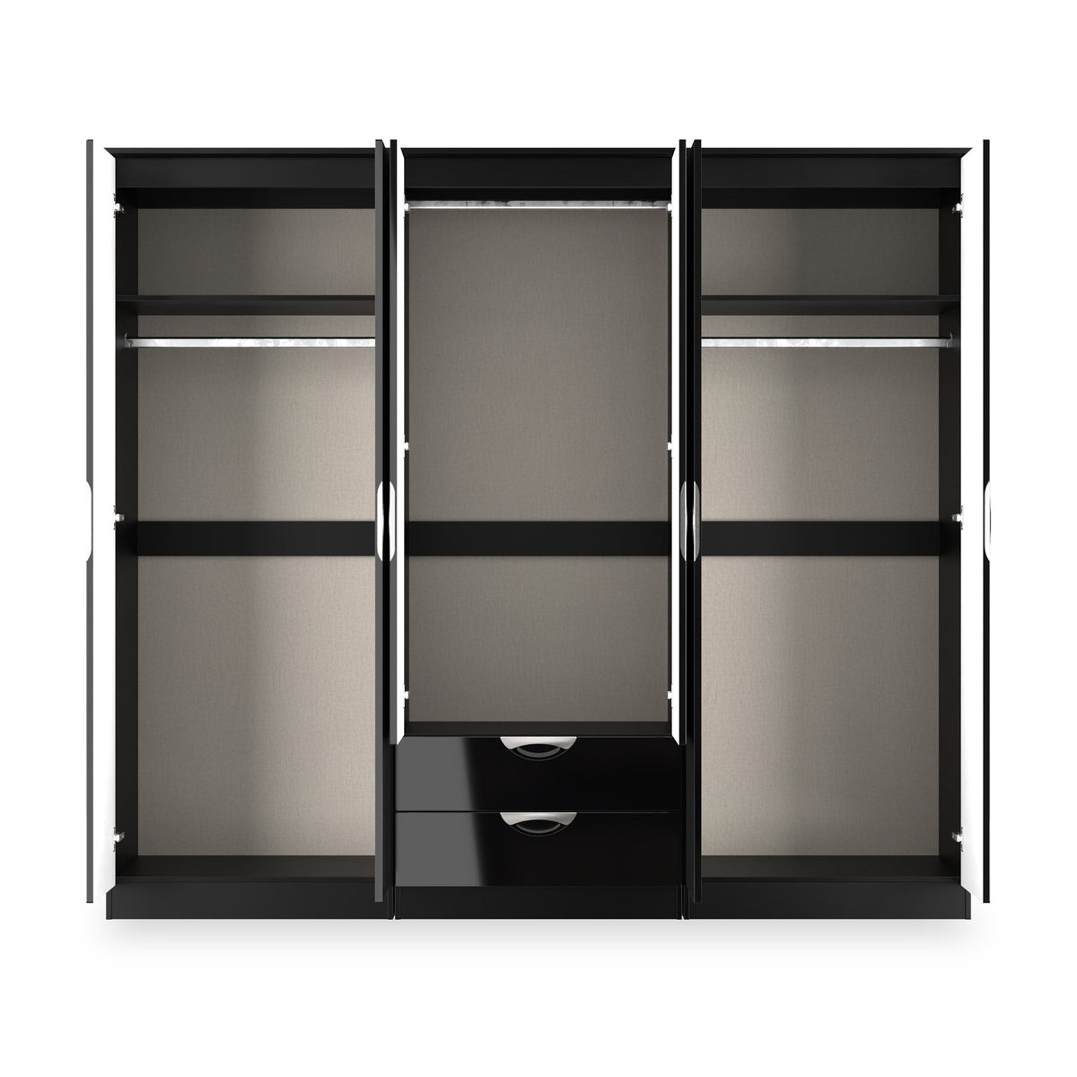 Becket 6 Door 2 Drawer Wardrobe