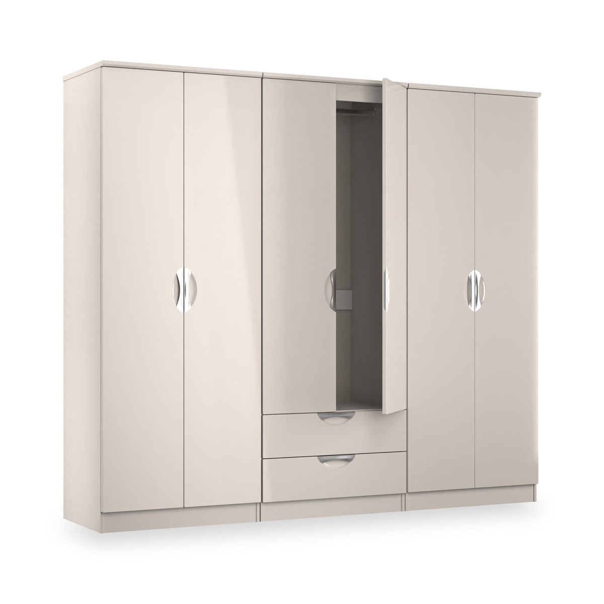 Becket 6 Door 2 Drawer Wardrobe
