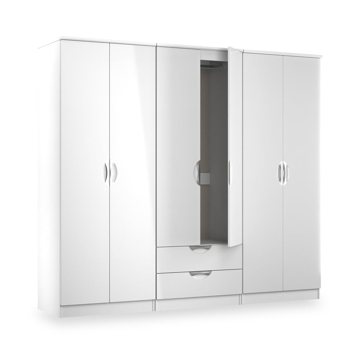 Becket 6 Door 2 Drawer Wardrobe