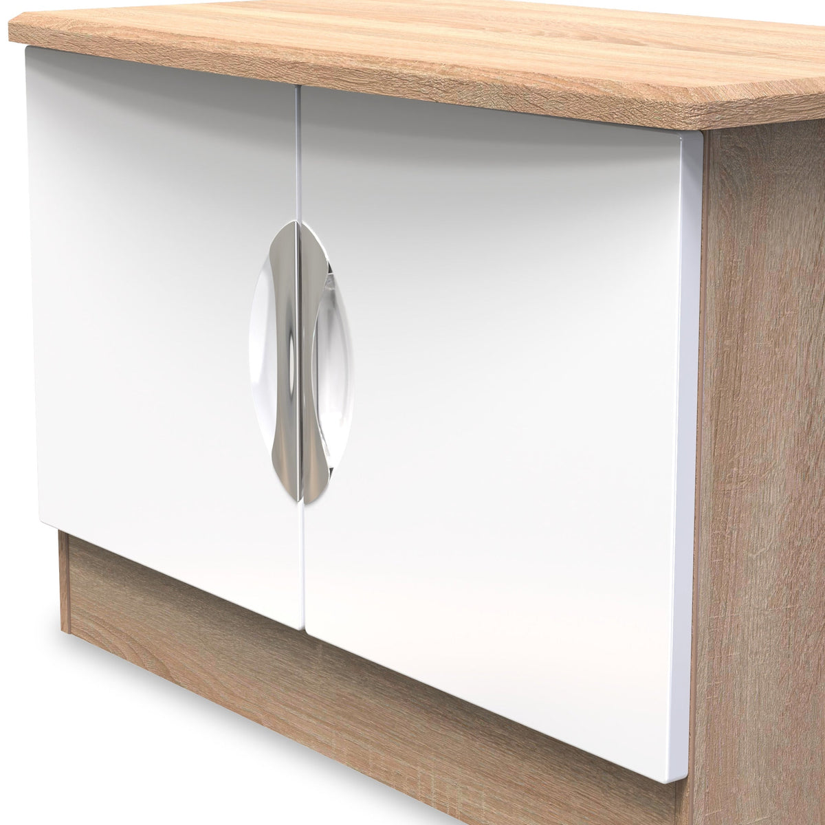 Beckett Gloss 2 Door Compact TV Unit